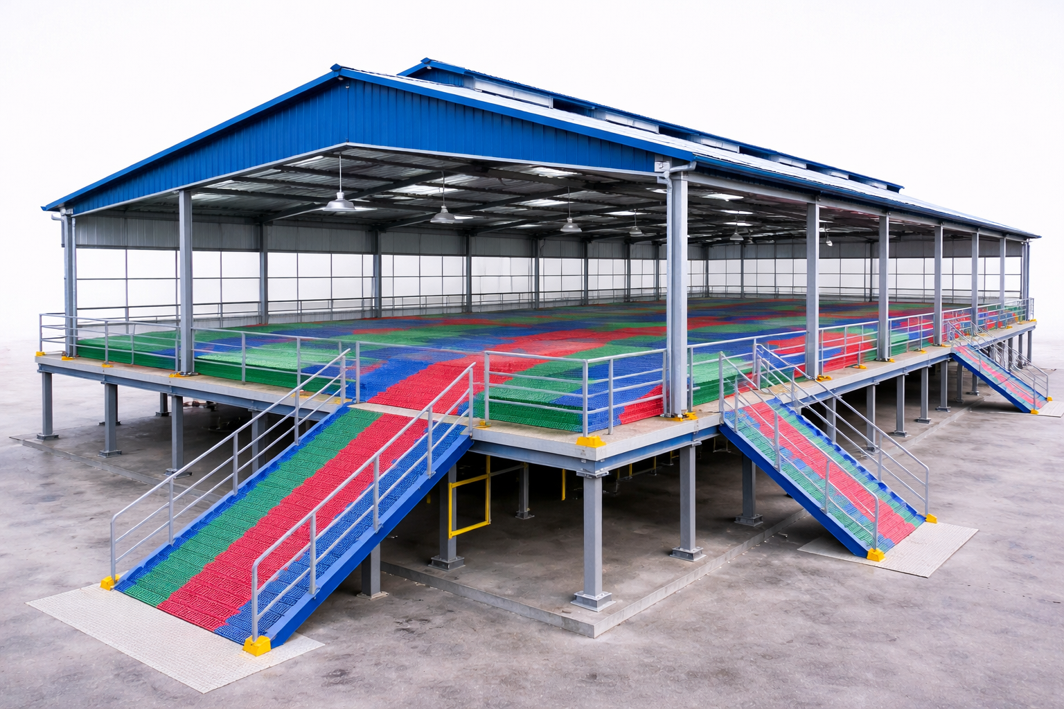 elevated goat farm design