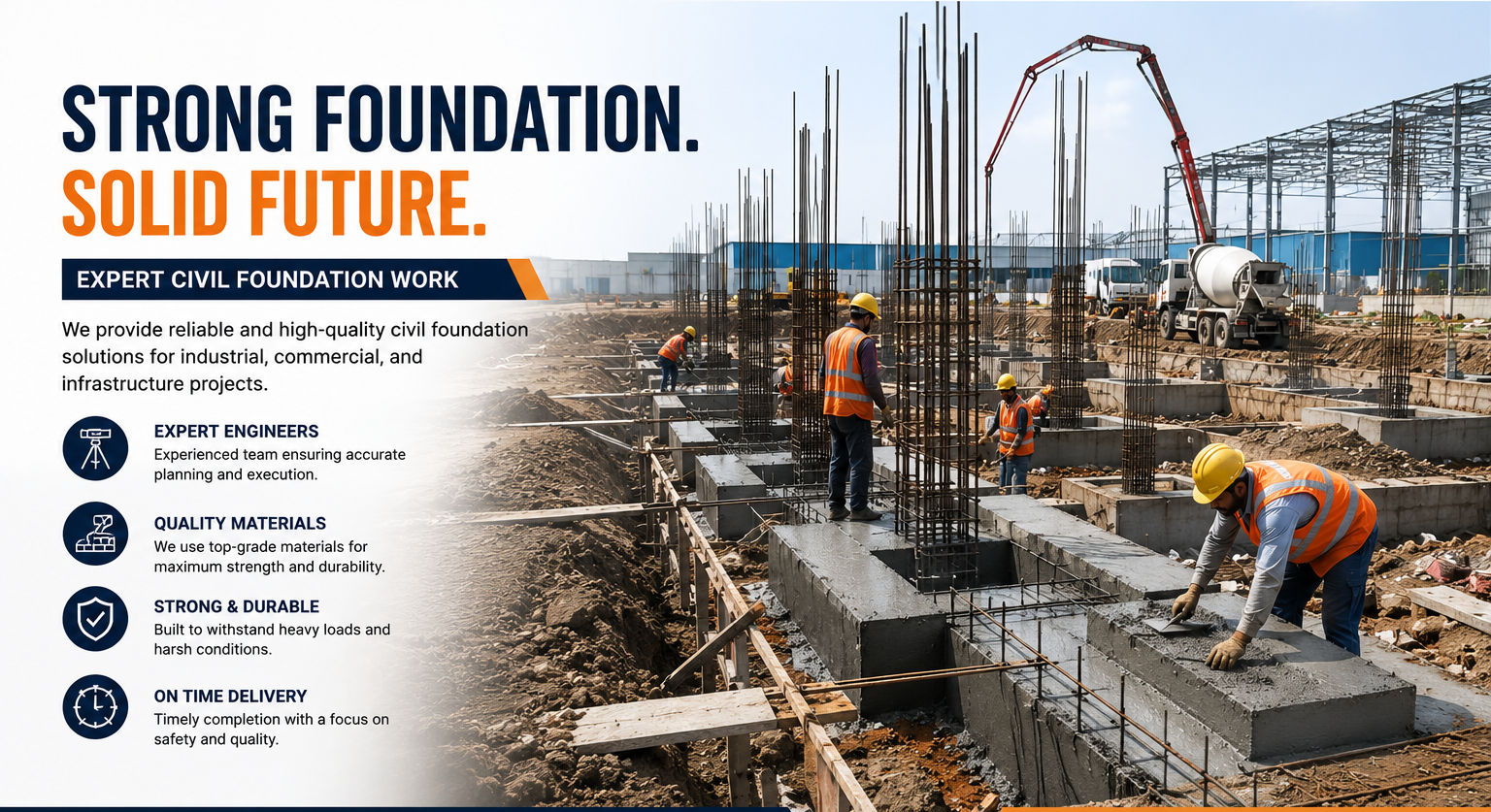 Civil foundation work